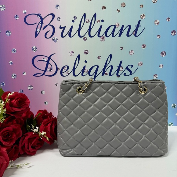 SUPER SALE QUILTED CHAIN TOTE BAG - Picture 5 of 9